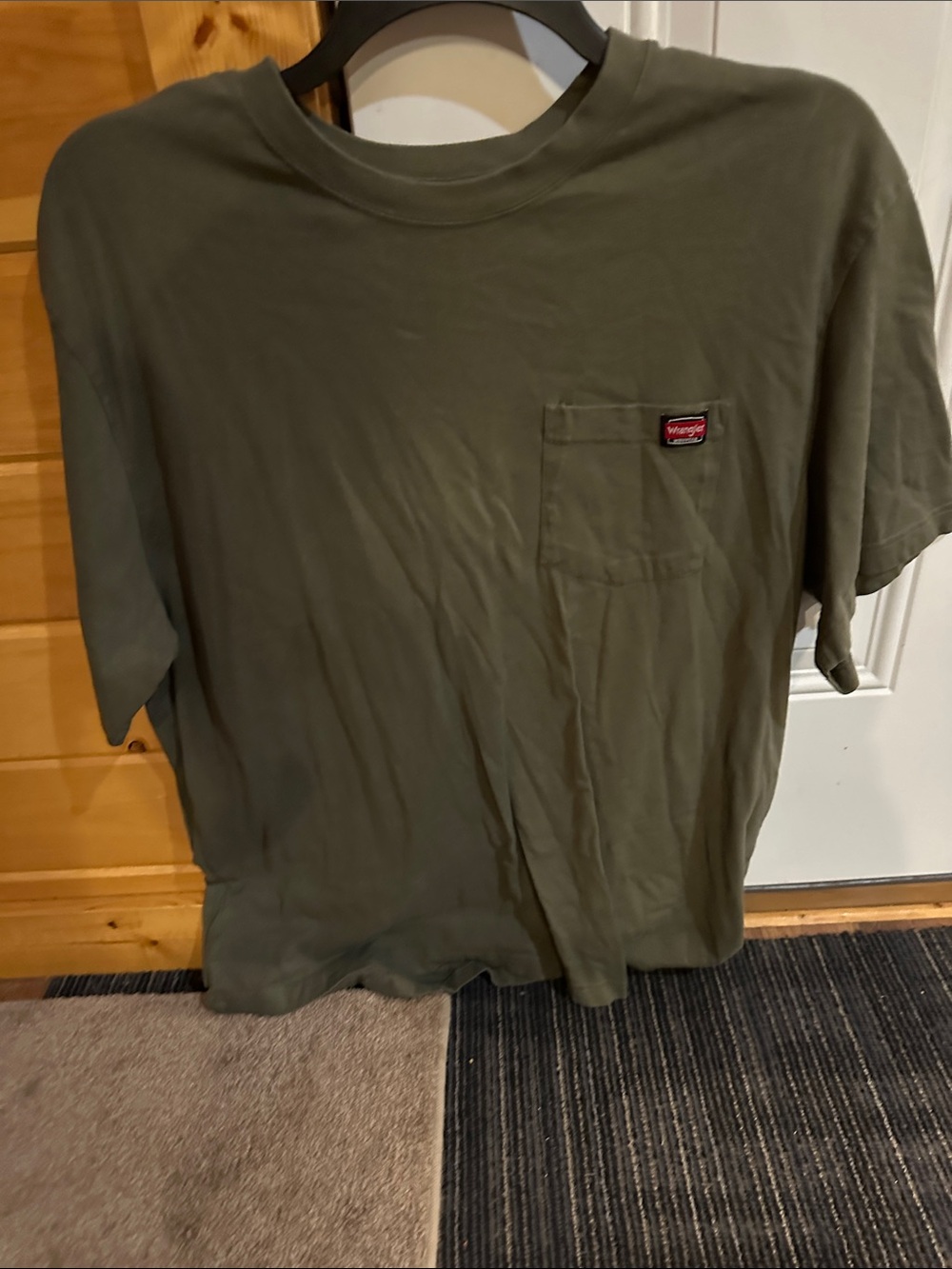 Wrangler Olive Pocket Short Sleeve Tee